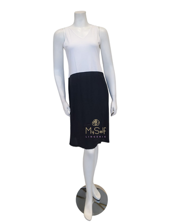 Slimit SLM2580 39" Cotton Top Nylon Bottom Full Slip myselflingerie.com